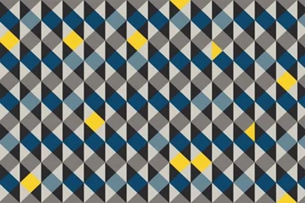 Renove sua casa com elegância: Tapetes Geométricos Azuis da Casa Meva! - Fábrica de Tapetes!