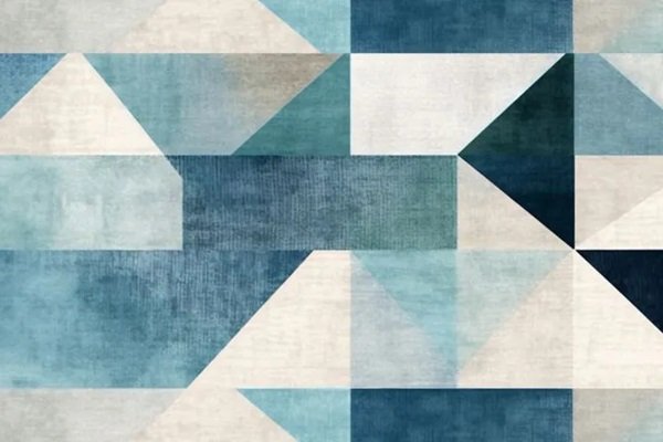 Tapete Blue Colors Casa Meva: adicione estilo e conforto ao seu ambiente! - Fábrica de Tapetes!