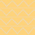 Tapete infantil Zig Zag Amarelo